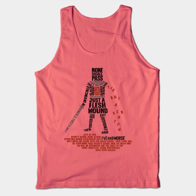 Tis But Some Text Tank Top by kg07_shirts